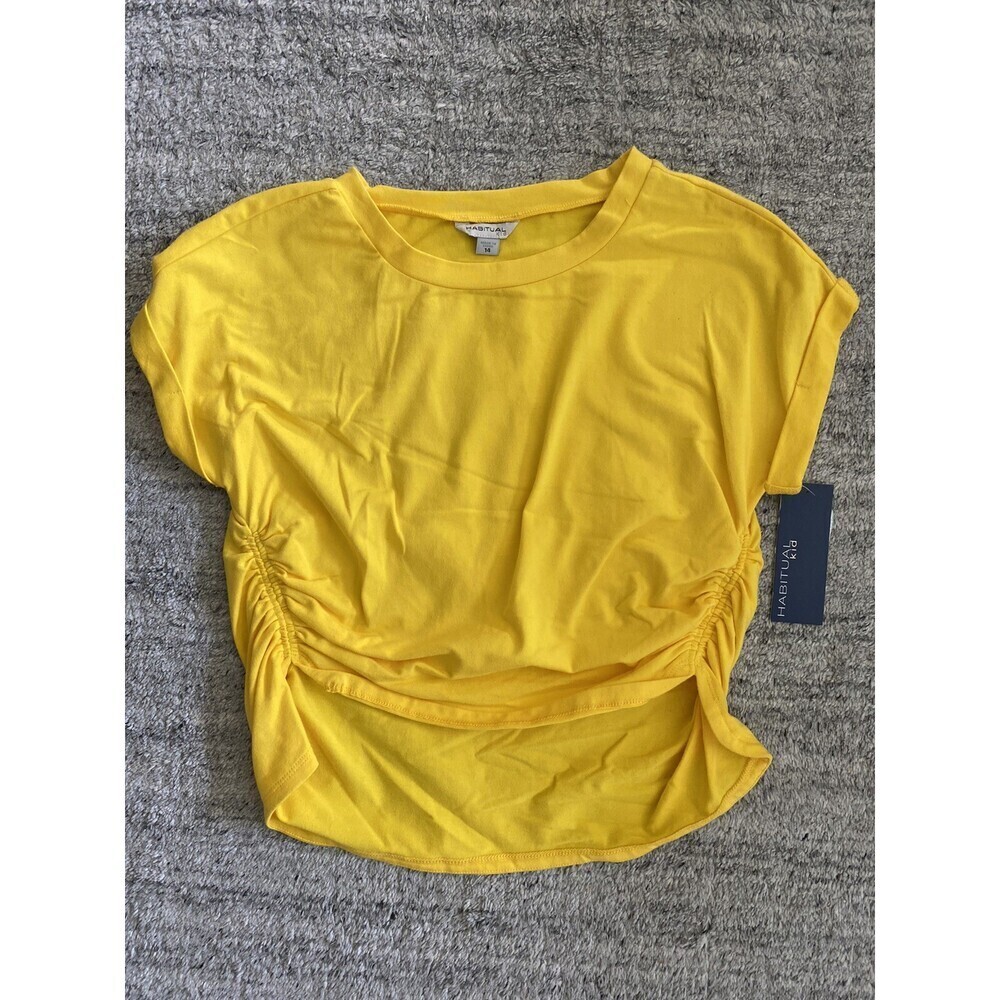 Habitual Kids' High-Low Top In Yellow Size 14 - Picture 2 of 2